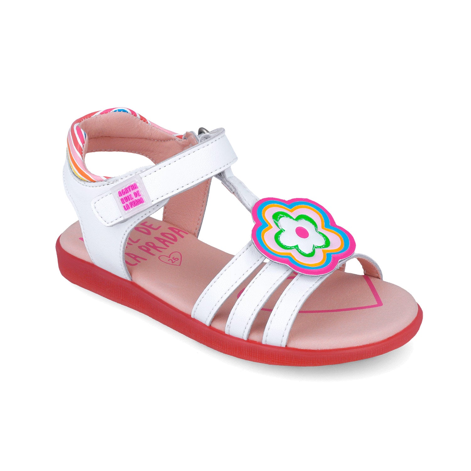 Agatha Ruiz De La Prada SANDALIA TWIN 252963-A050 BLANCO