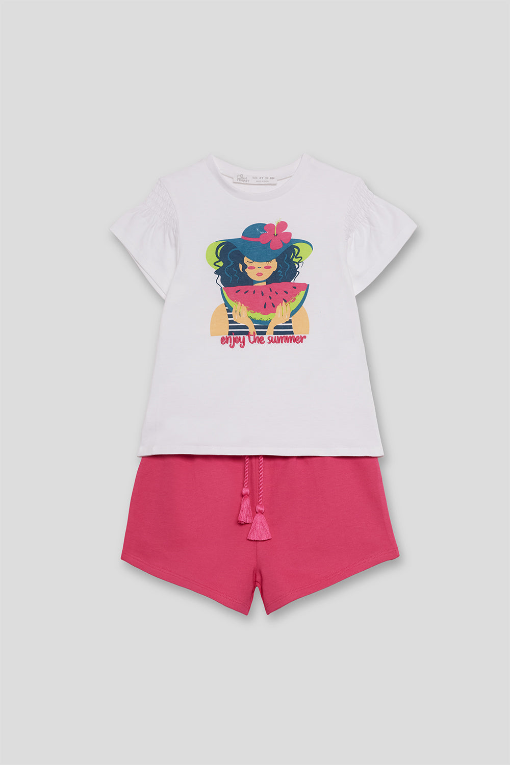 Street Monkey 256001 girl's set blanco