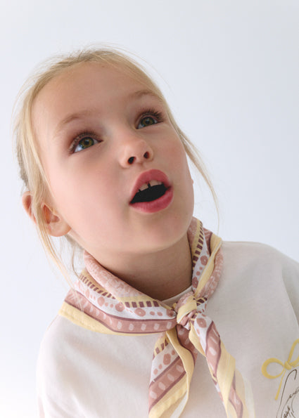 Mayoral Παιδικό T-shirt Μπεζ 26-03009-088