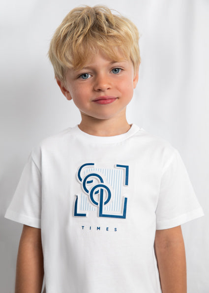 Mayoral Παιδικό T-shirt Λευκό 26-03058-020