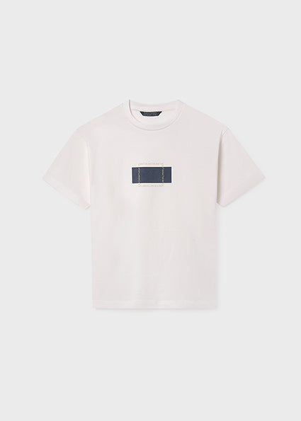 Mayoral Παιδικό T-shirt Εκρού 26-06028-095
