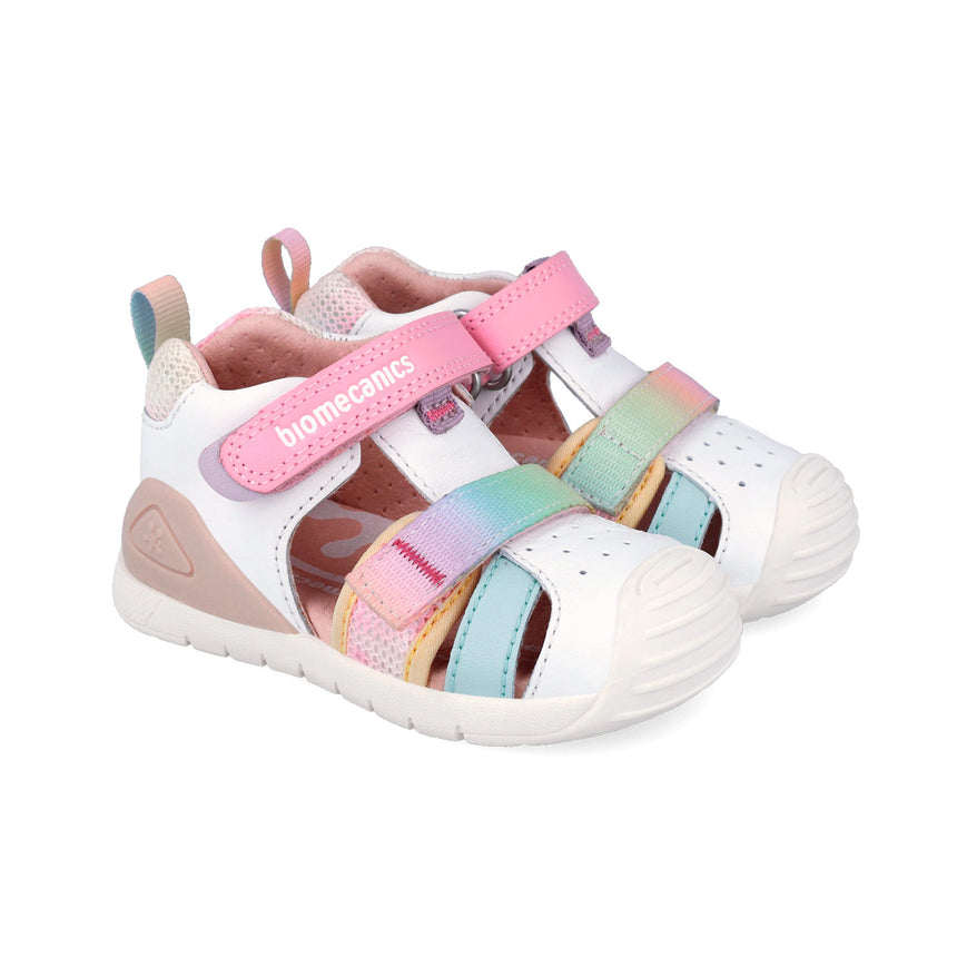 Biomecanics 262111-C310 SANDALIA URBAN BLANCO Y MULTICOLOR (NAPA)