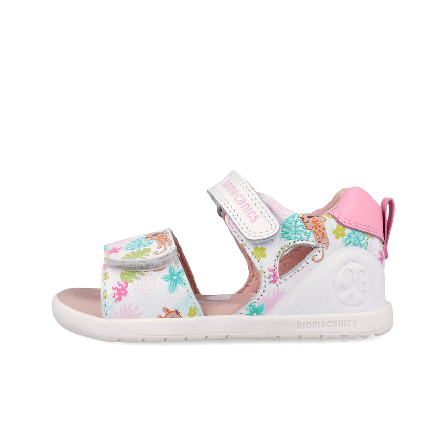 Biomecanics 262163-A050 SANDALIA ESTAMPADA BLANCO (NAPA)
