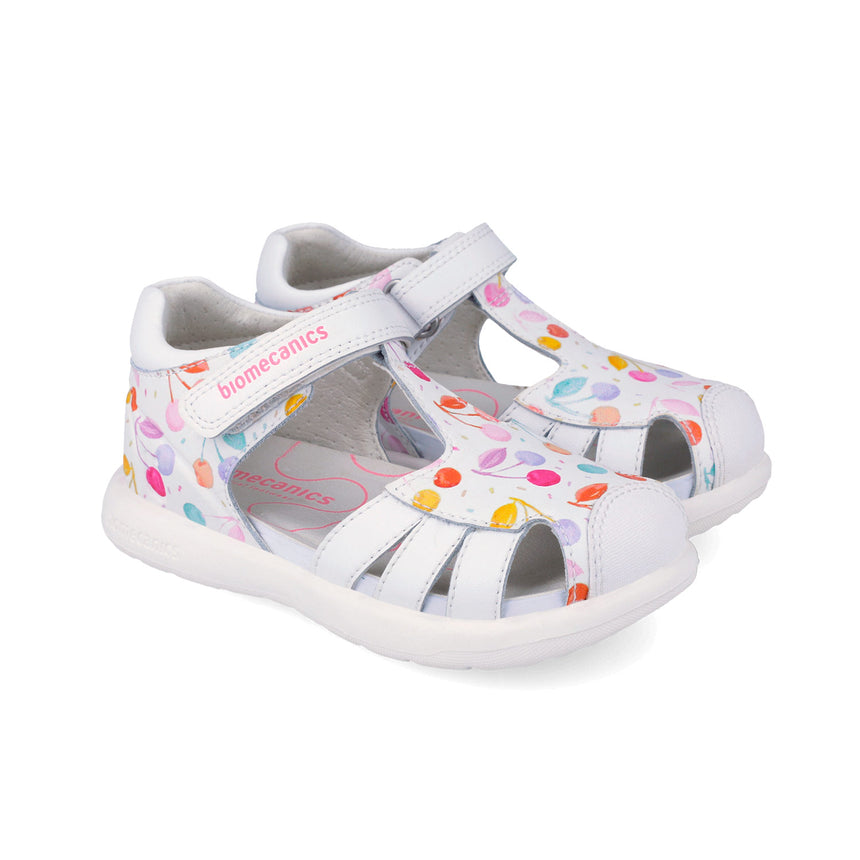 Biomecanics 262202-A050 SANDALIA ESTAMPADA BLANCO (NAPA)