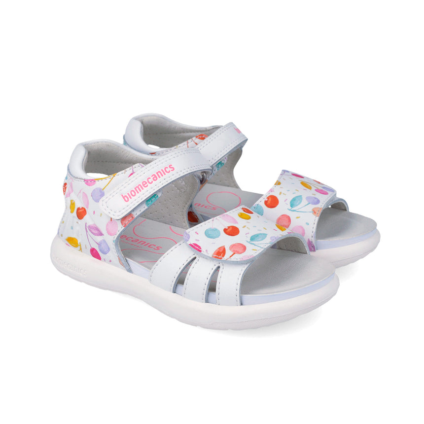 Biomecanics 262205-A050 SANDALIA ESTAMPADA BLANCO (NAPA)