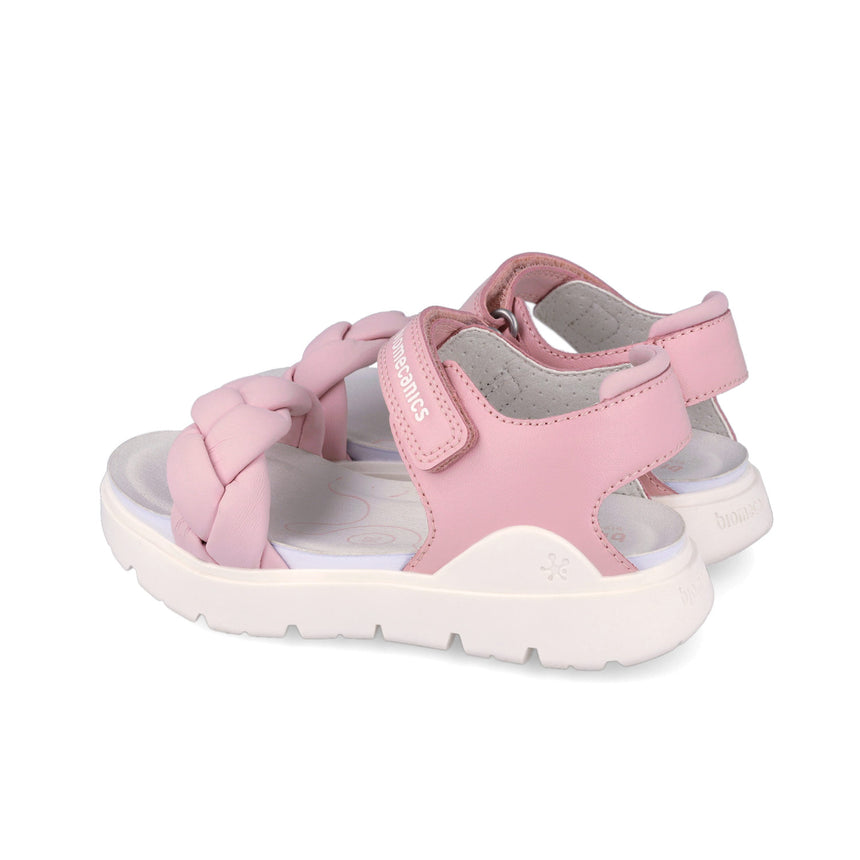 Biomecanics 262220-A032 SANDALIA PALA TRENZA ROSA (SAUVAGE)