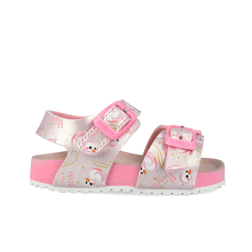 Garvalin πεδιλο κοριτσι 262461-A032 BIO METALIZADO ROSA (CHAMPION METALIZADO)