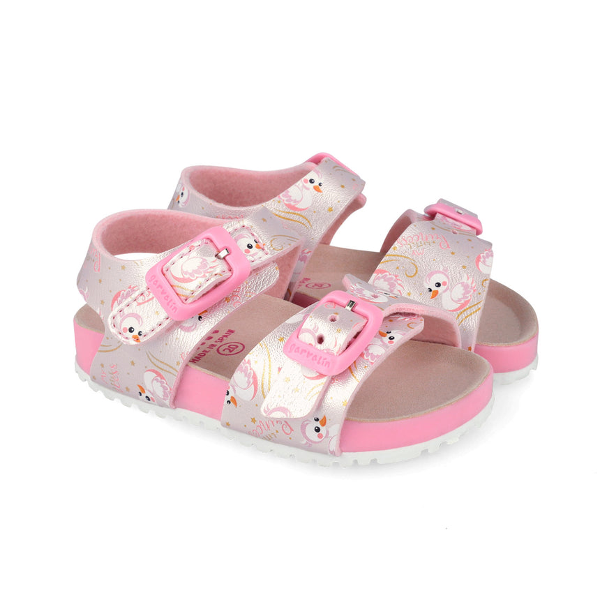 Garvalin πεδιλο κοριτσι 262461-A032 BIO METALIZADO ROSA (CHAMPION METALIZADO)