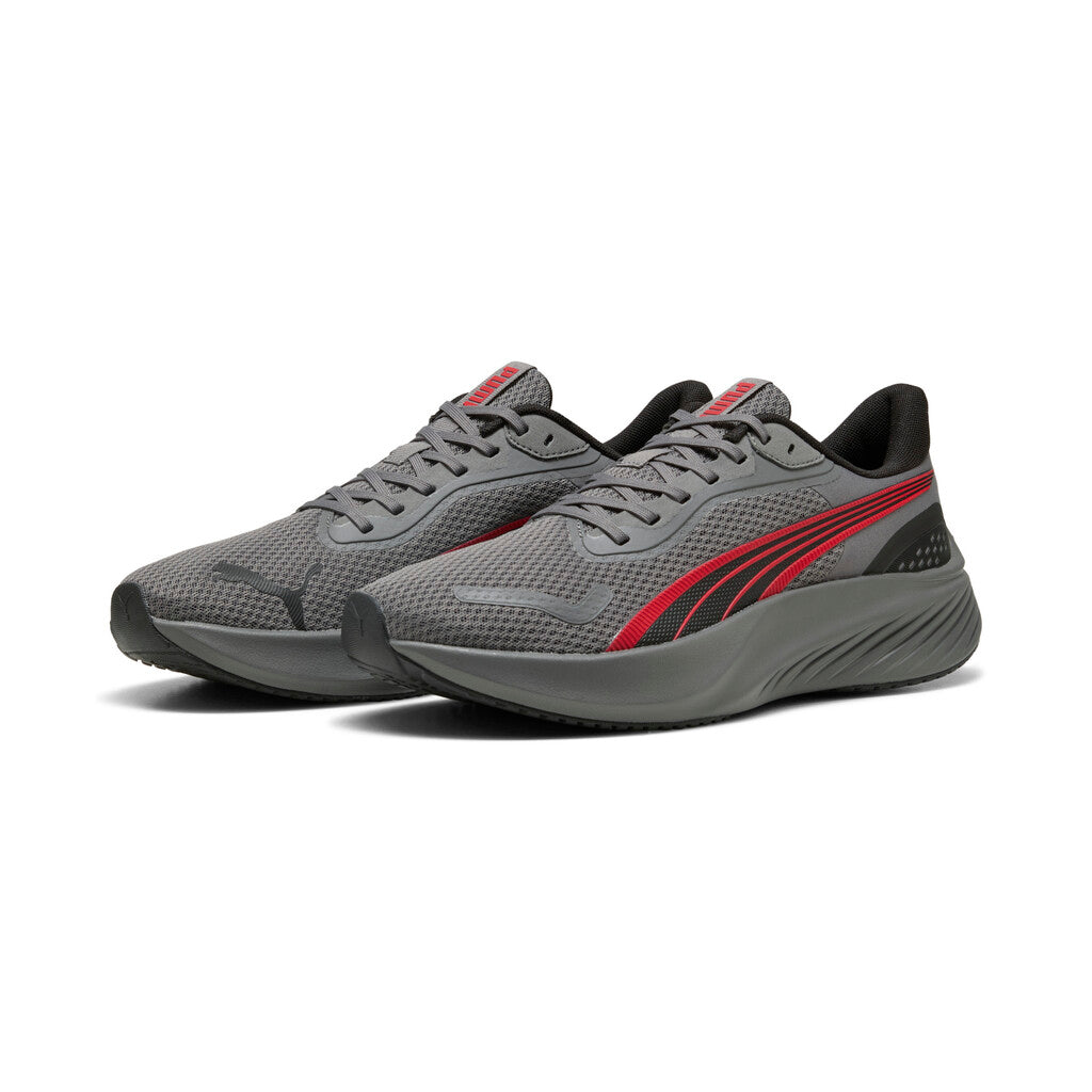 puma pounce lite 310778-04 dark gray red