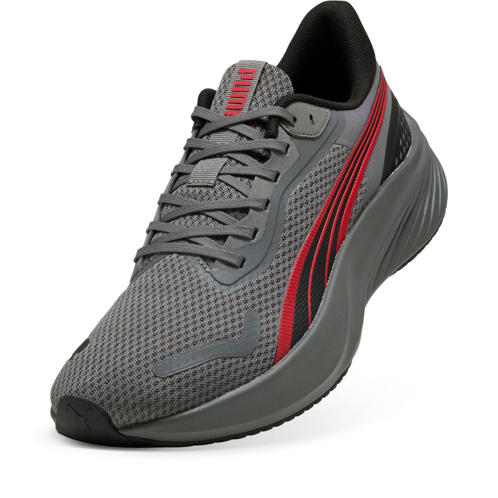 puma pounce lite 310778-04 dark gray red