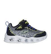SKECHERS 400603N/BKYL Αθλητικά Παιδικά Παπούτσια Running με Σκρατς Γκρι