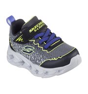 SKECHERS 400603N/BKYL Αθλητικά Παιδικά Παπούτσια Running με Σκρατς Γκρι