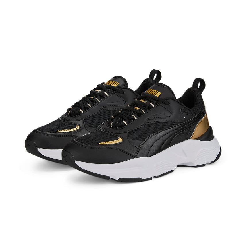 Cassia Distressed black-black-puma team gold