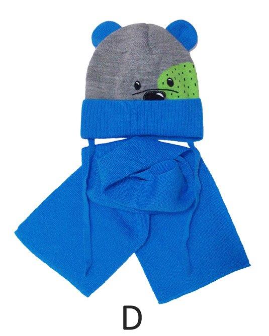 Childrenland 38-422 Blue-Grey Σκουφακι-Κασκολ