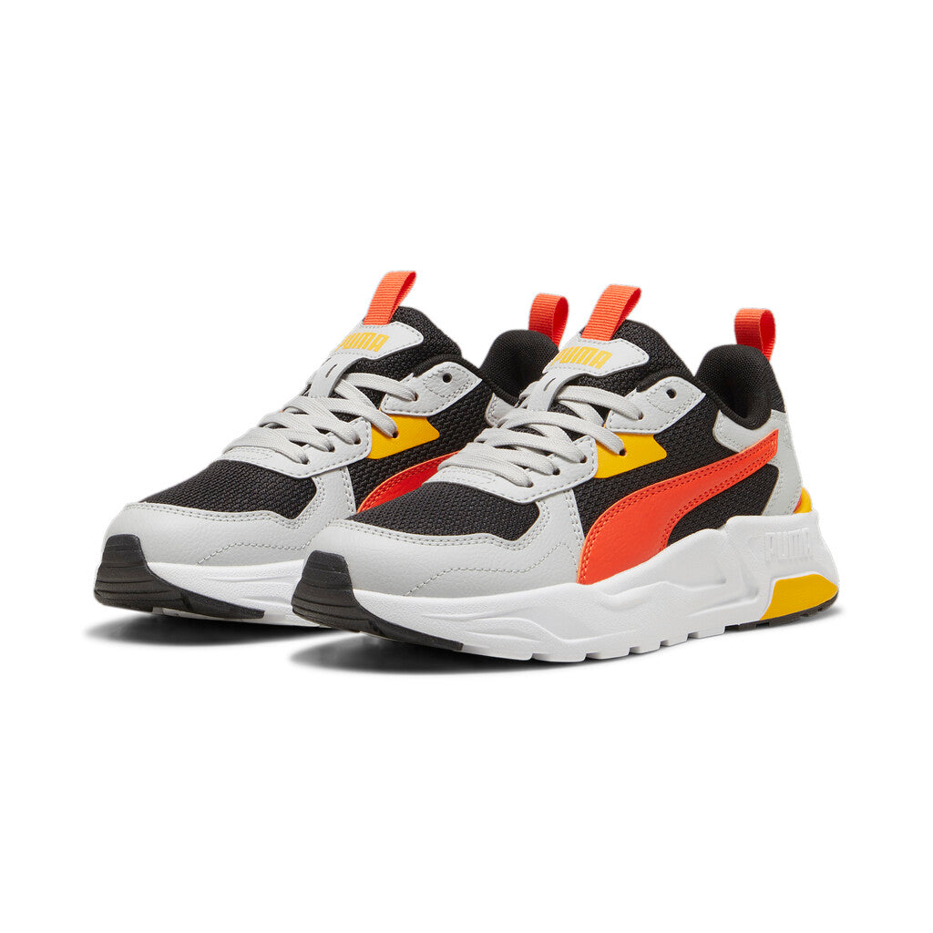 Puma Αθλητικα Trinity Lite Jr 391443 13 Blk-Redmazing-Gray-Tamgerine