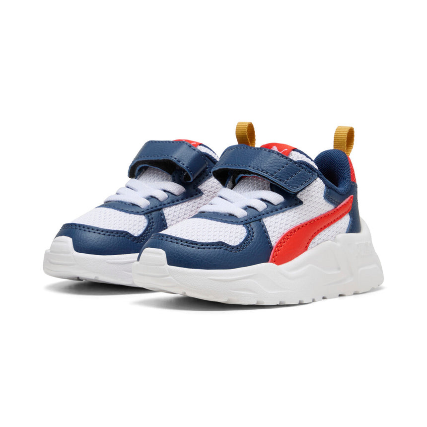 PUMA TRINITY LITE AC+INF 391481 17 WHITE-RED-PERSIAN BLUE