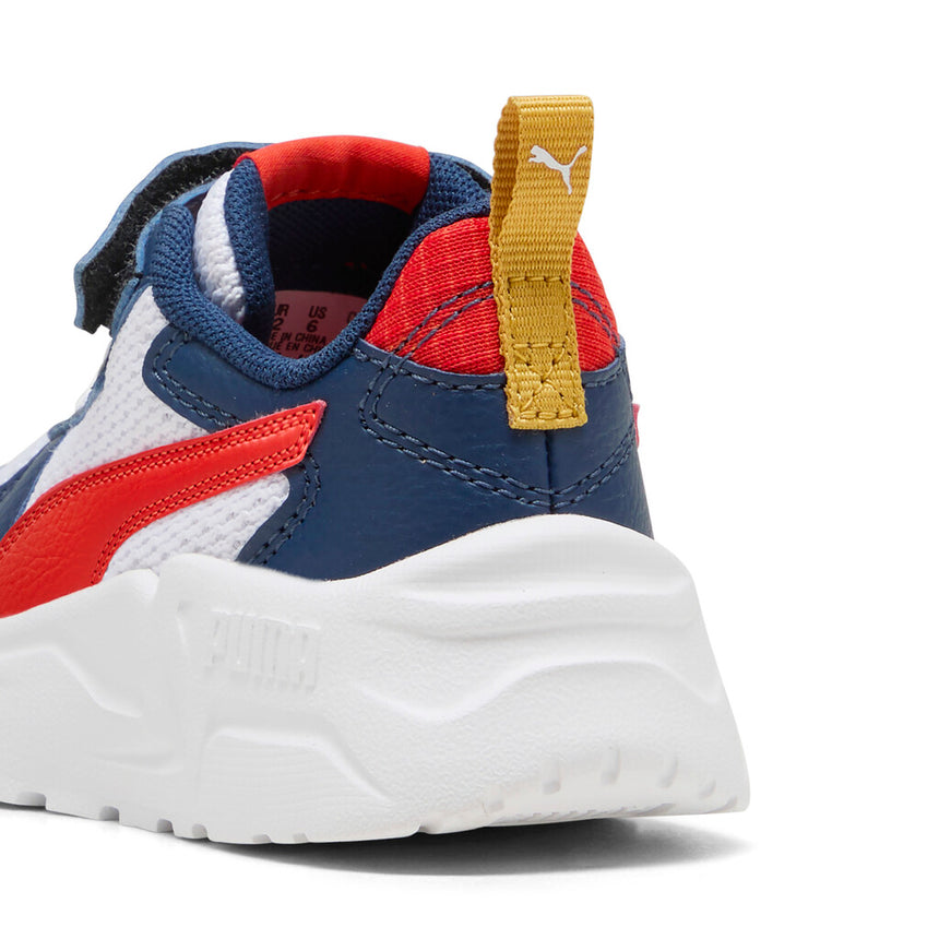 PUMA TRINITY LITE AC+INF 391481 17 WHITE-RED-PERSIAN BLUE