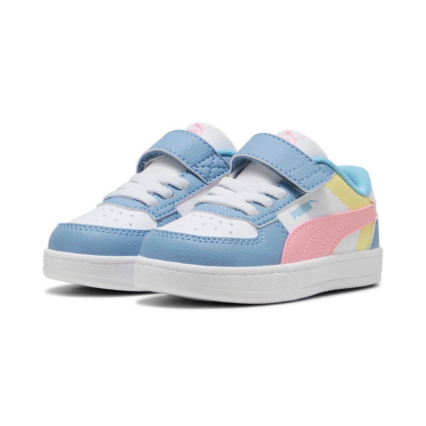 Puma caven 2.0 block ac+inf 394463 18 white-pinkscape-cool blue