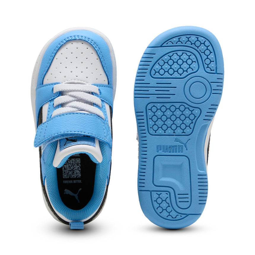 Puma sneakers Rebound V6 Lo AC+ Inf - Team Light Blue-PUMA Black-PUMA White 397420-34