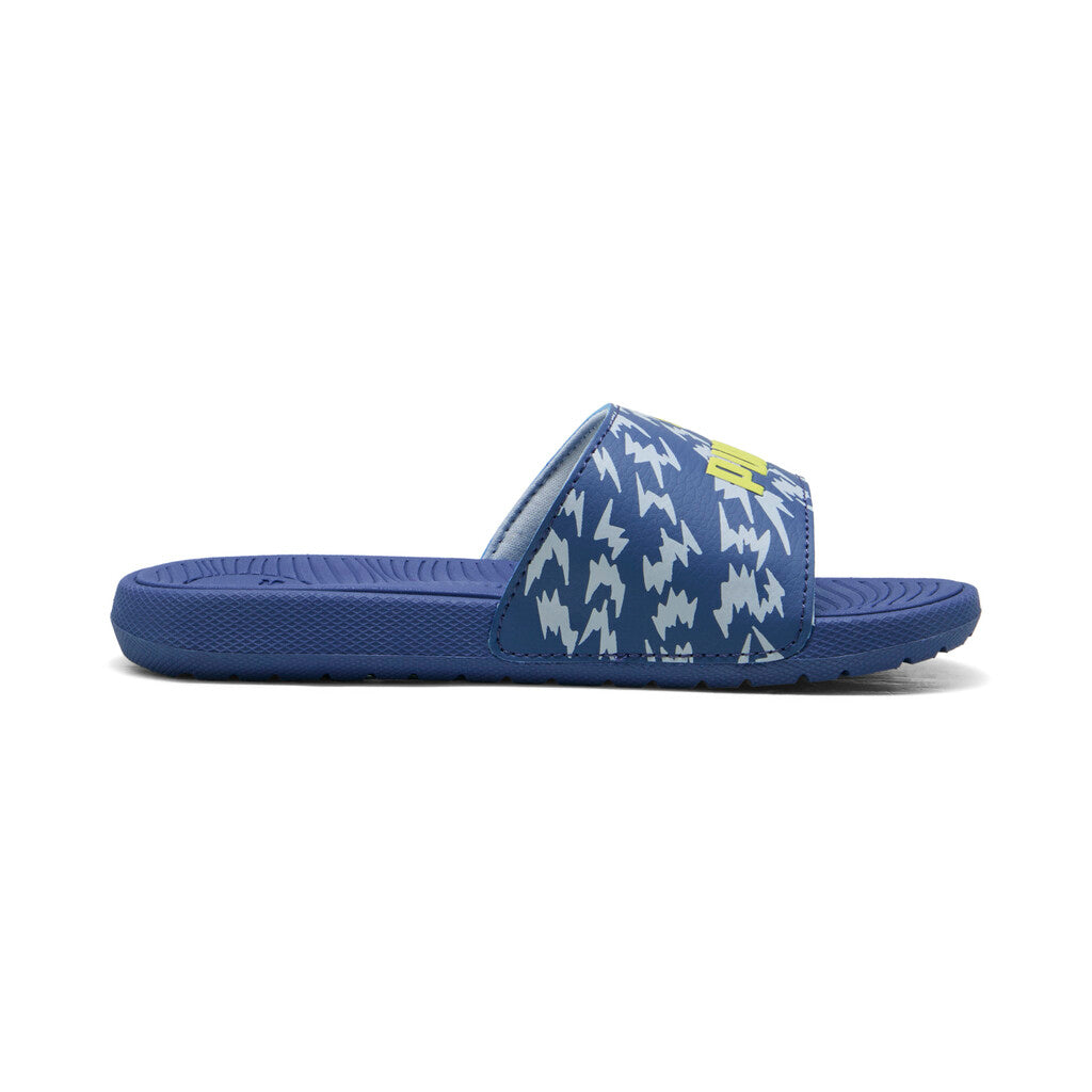 Puma sliders 400910 01 cool cat 2.0 poised 2 racePs blue-lemon παντοφλα