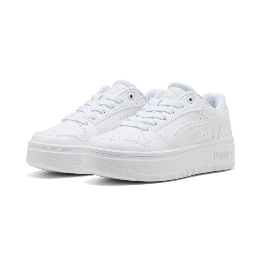 Puma rebound femme low 402592 01 puma white-vapor gray