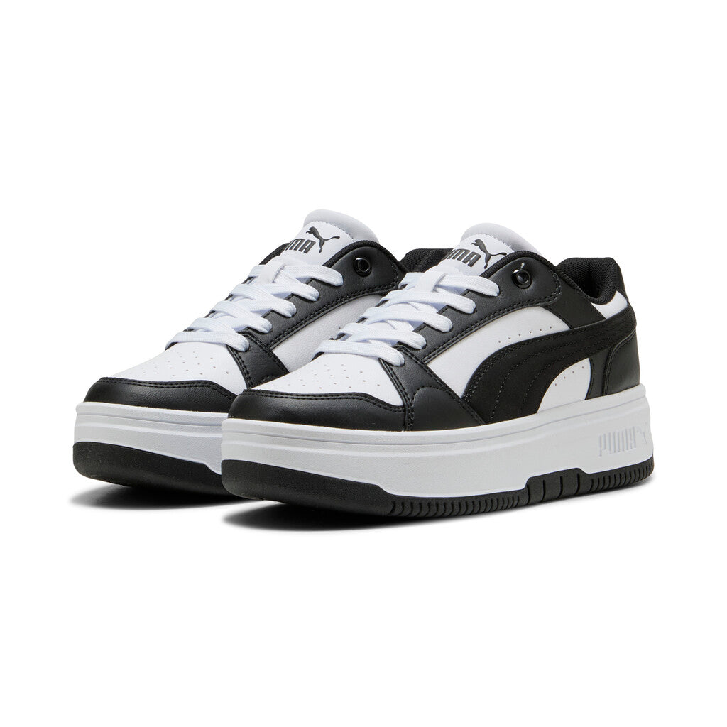 Puma rebound femme low 402592 02 puma white-puma black