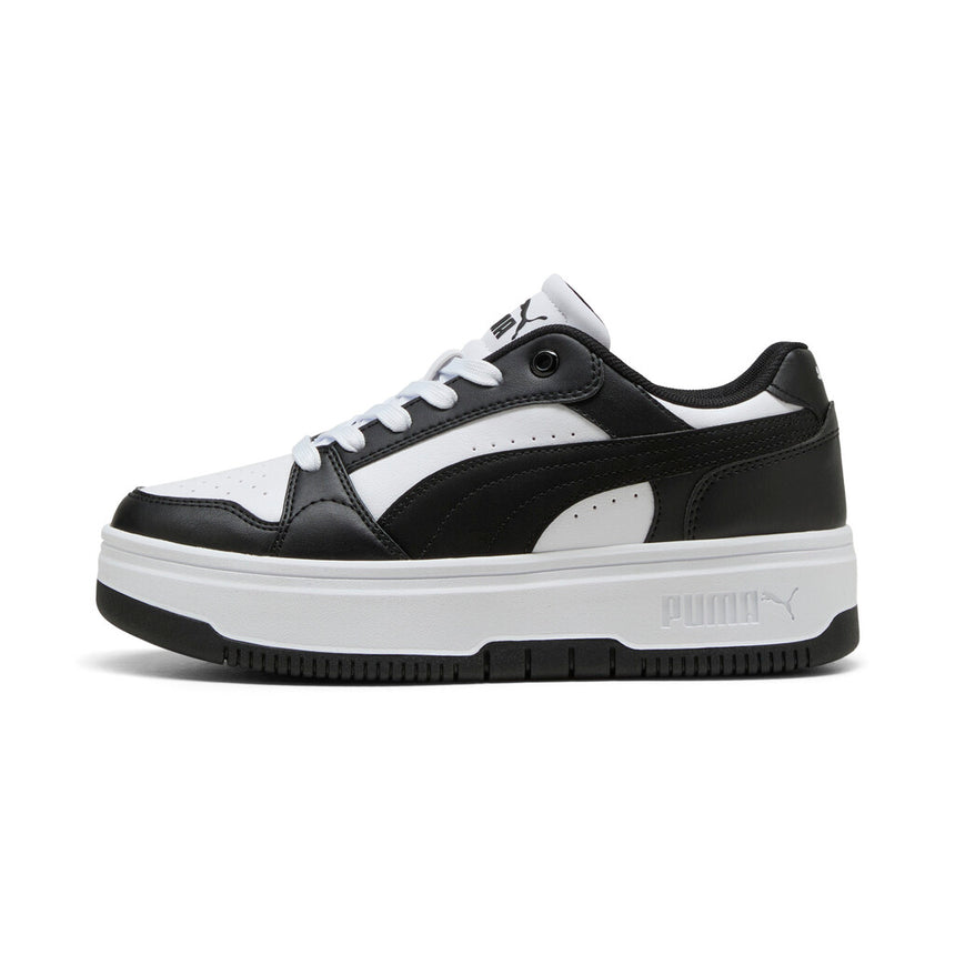Puma rebound femme low 402592 02 puma white-puma black