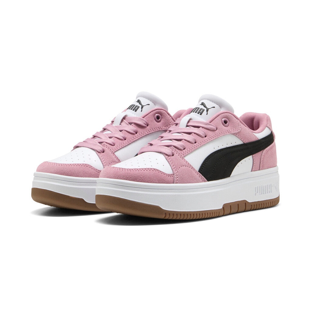 Puma rebound femme low sd 402593 02 puma white-puma black-pink