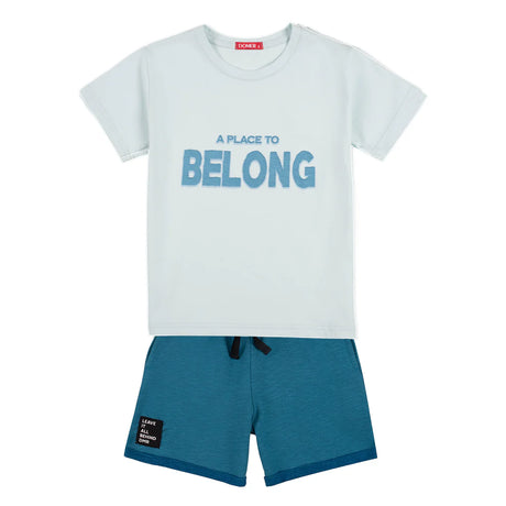 Domer 4368 boy's set turquoise