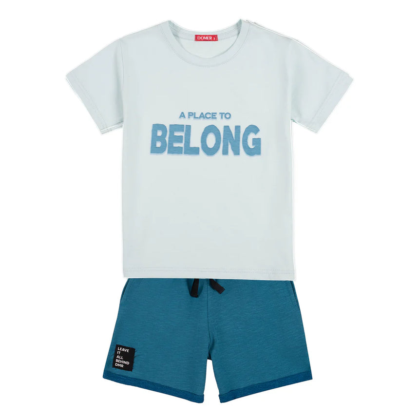 Domer 4368 boy's set turquoise