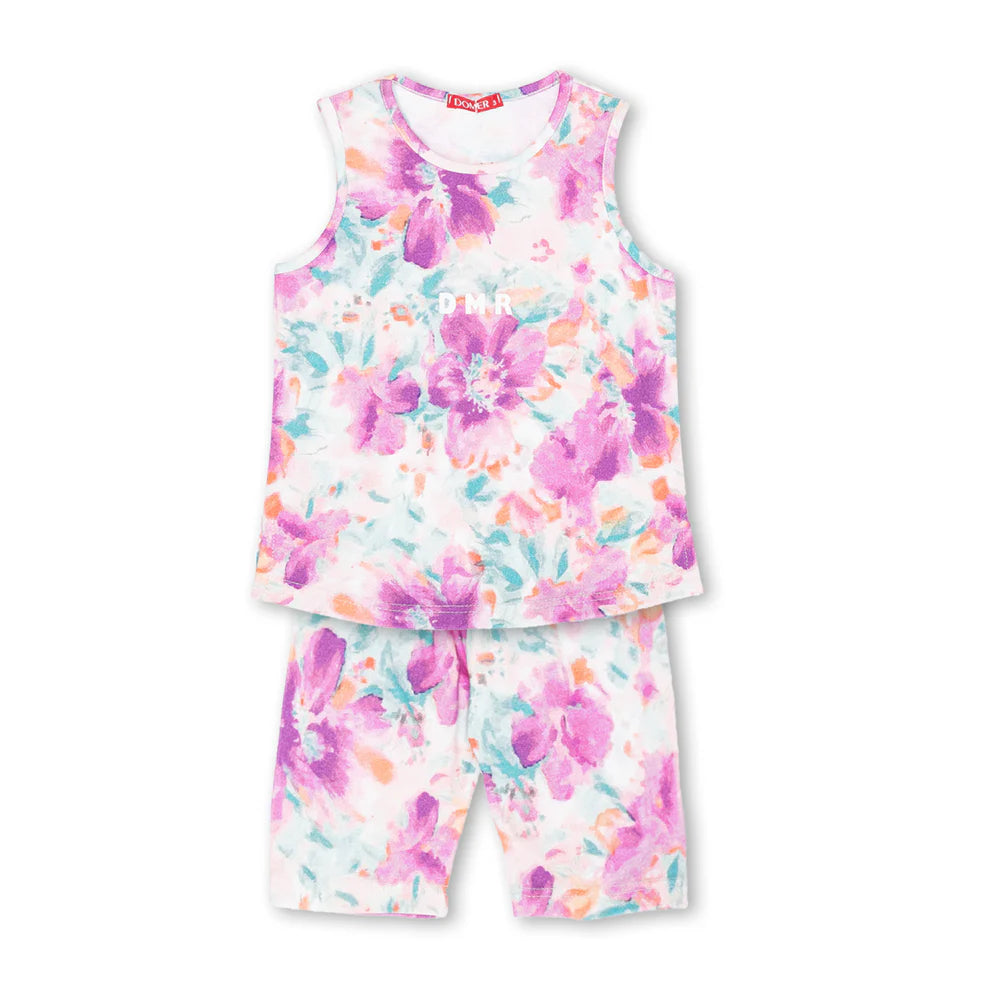 Domer 4389 girl's set violet