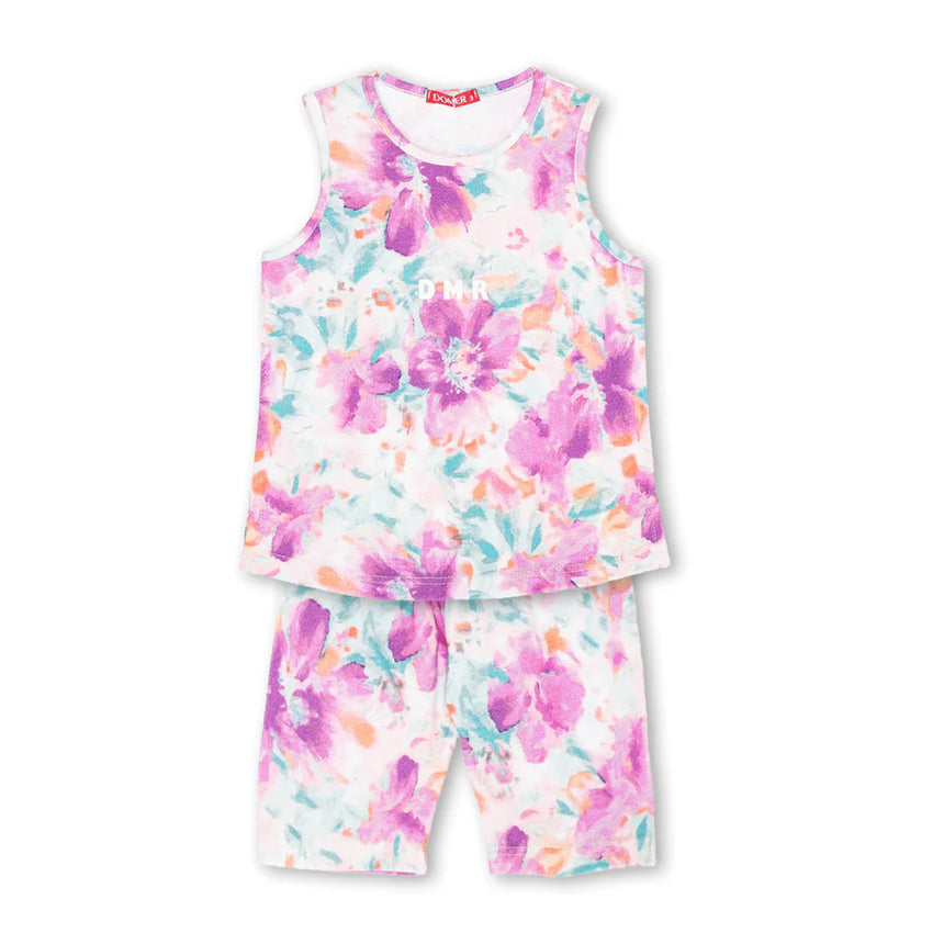 Domer 4389 girl's set violet