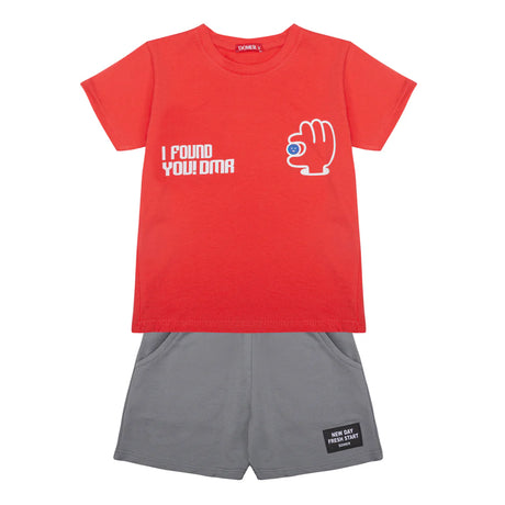 Domer 4571 boy's set red