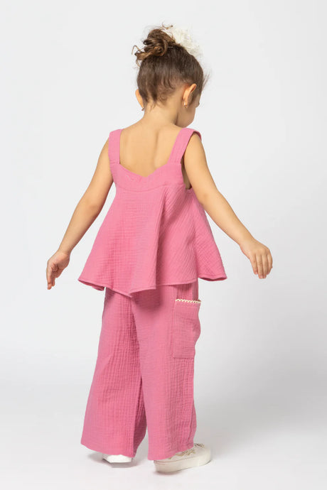 Domer 4579 girl's set pink
