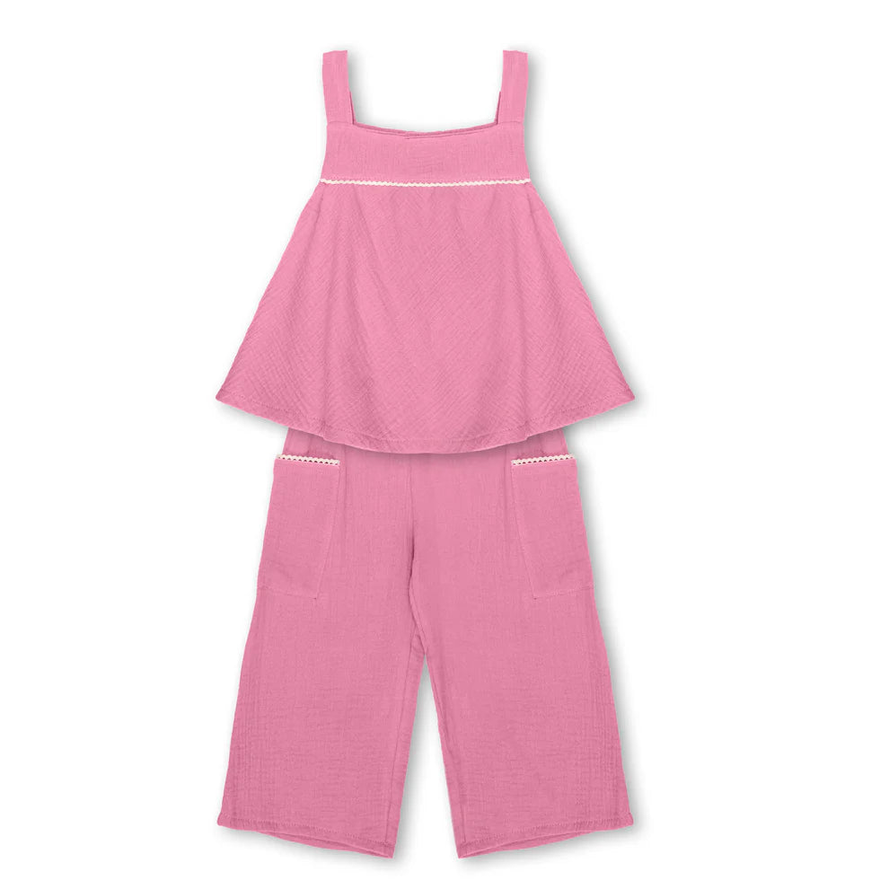 Domer 4579 girl's set pink