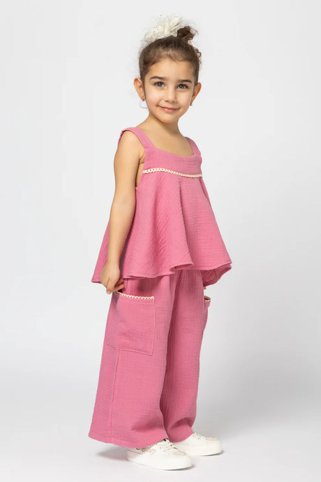 Domer 4579 girl's set pink
