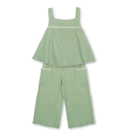 Domer 4579 girl's set green