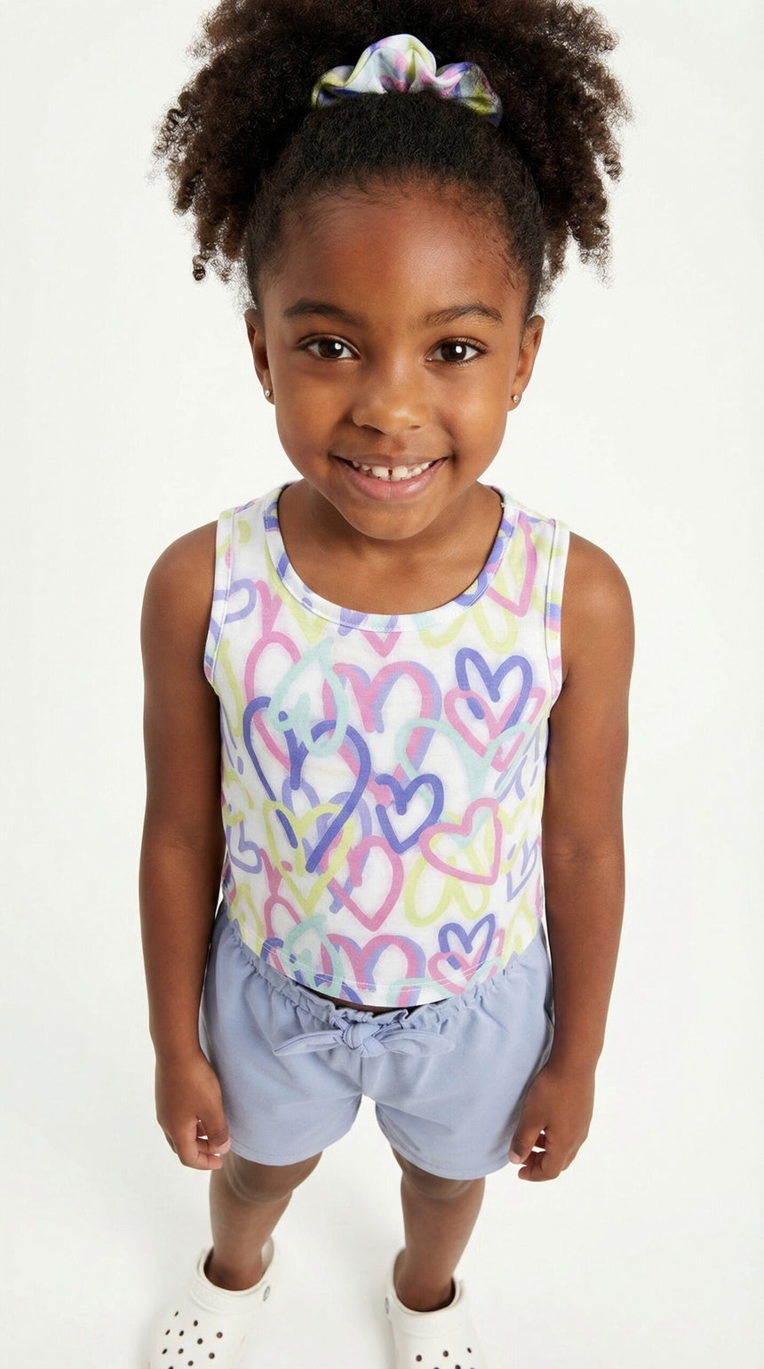 Trax παιδικό Σετ σορτς/μπλούζα κορίτσι 49141