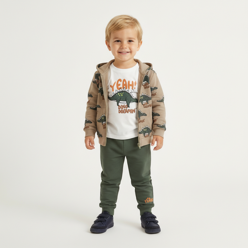 Trax παιδικό αγόρι 49405 Σετ παντελόνι/μπλούζα/ζακέτα