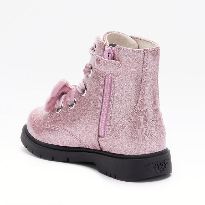 LELLI KELLY LKHF5331 Παιδικά Μποτάκια από Λουστρίνι με Φερμουάρ Ροζ