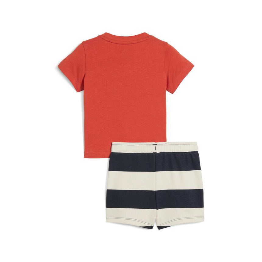 Puma Tee & Shorts Set 630986 15 red fire