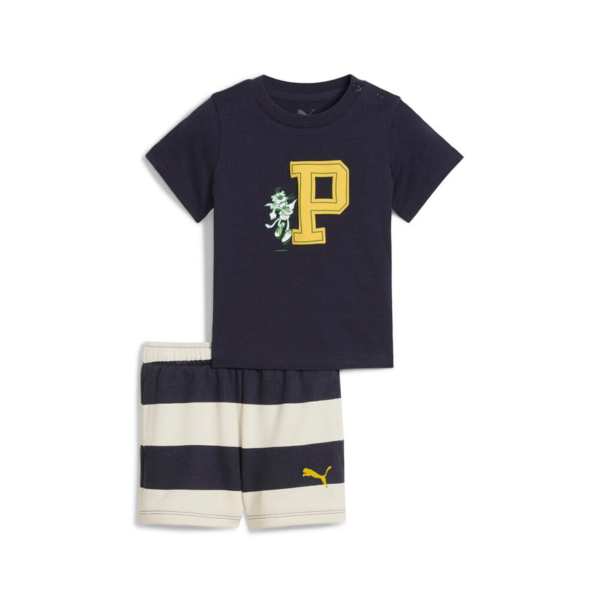 Puma Tee & Shorts Set 630986 16 new navy