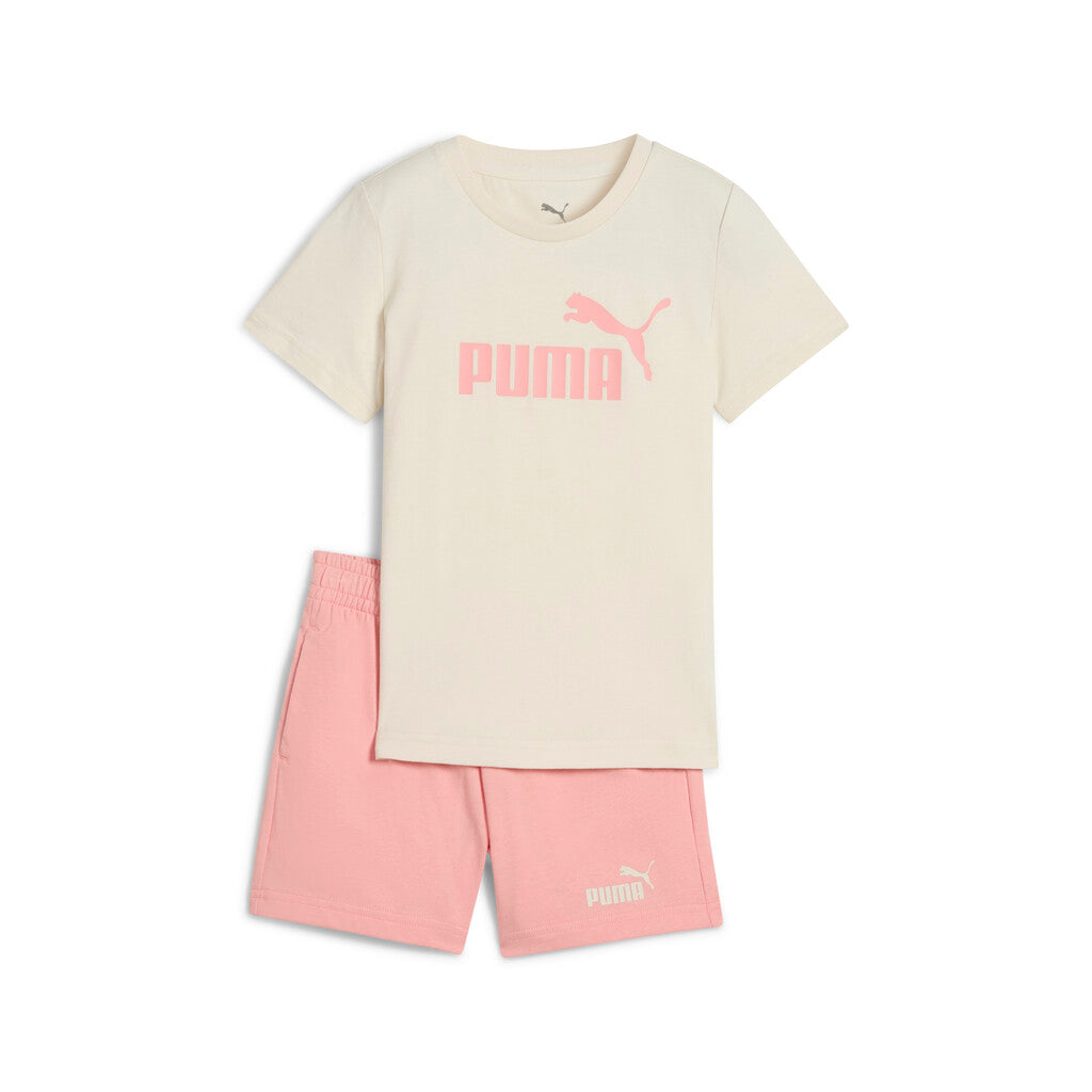 PUMA 685240-87 Tee and Shorts Set pink fruit