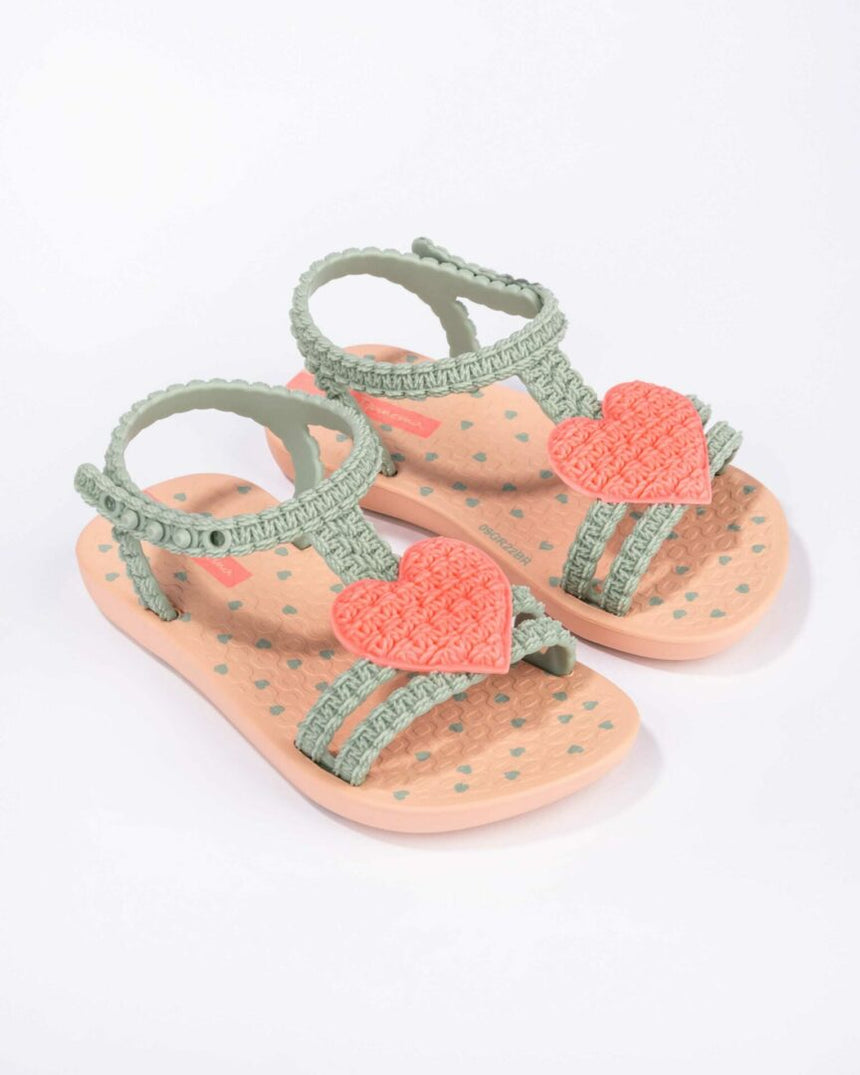 Ipanema Πεδιλα 780-23426-39-3 My First Beige/Green/Pink AG198