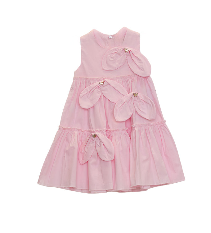 Restart for Kids Παιδικό Φόρεμα για Κορίτσι Ροζ 26-10953