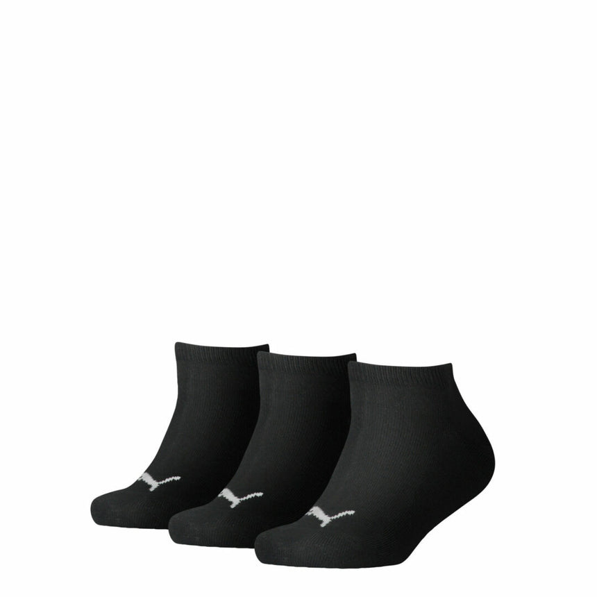 Puma Socks Kids Sneaker Soft Cotton 3 Pack Black