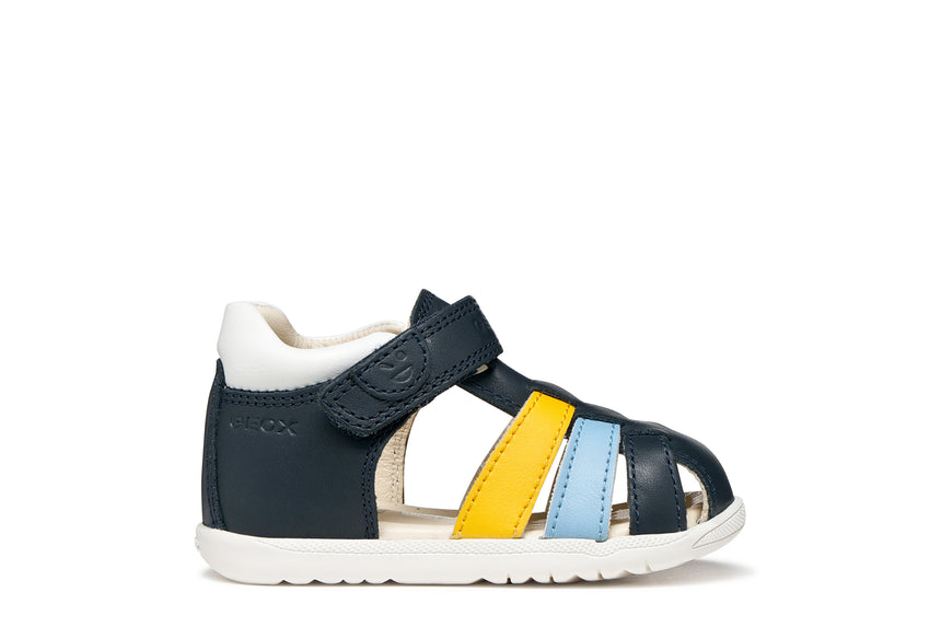 Geox Παπουτσοπέδιλα με velcro για Αγόρι Μπλε B254VA 08554 C4229