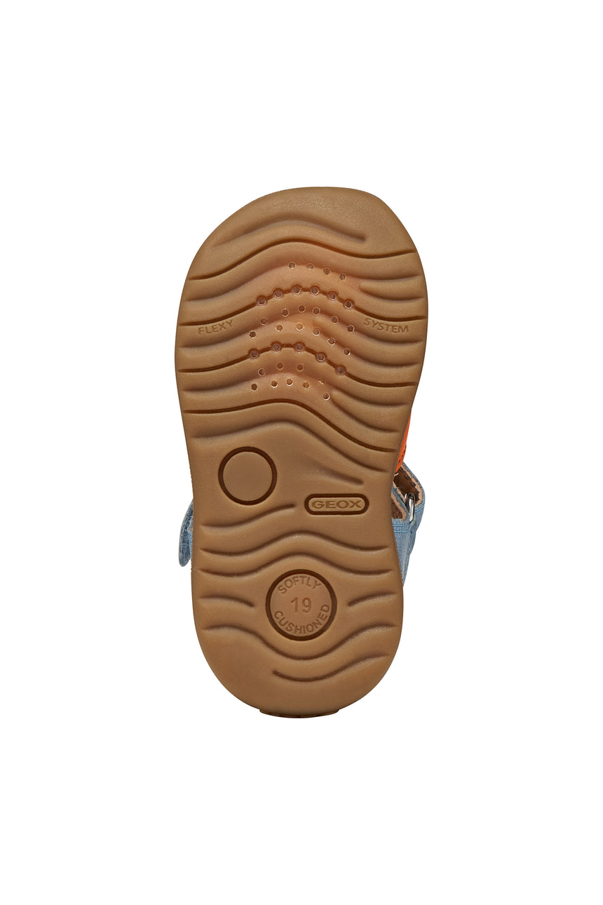 Geox Παιδικό Παπουτσοπέδιλο για Αγόρι Sky/Orange B254VA 0CL78 CE42T