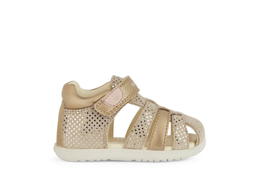 Geox Παπουτσοπεδιλο B S.Macchia G.B-Go.Su+Pea.Sy B254WB 007NF C0871 Beige/Gold