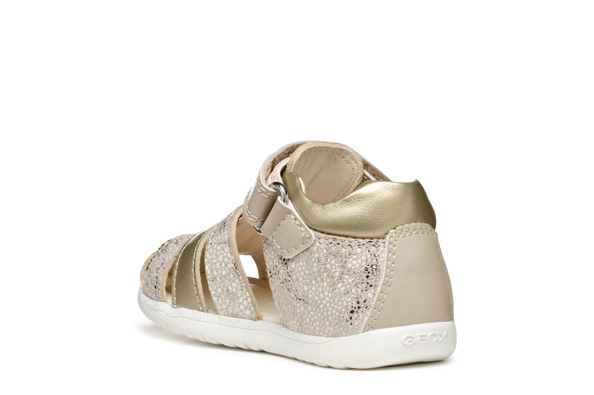 GEOX B254WB 0MABC C5379 SANDAL MACCHIA beige-gold